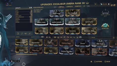 build warframe excalibur